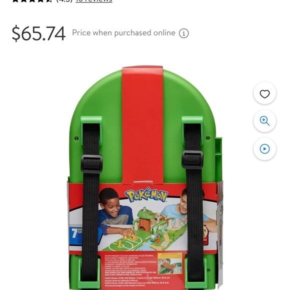 Pokémon backpack play set - Picture 8 of 16